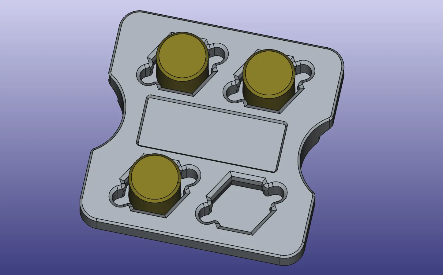 Шестиугольное отверстие для цилиндрического штифта