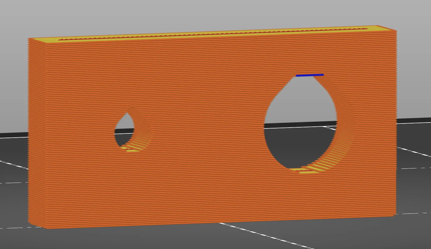 Альтернативные горизонтальные отверстия