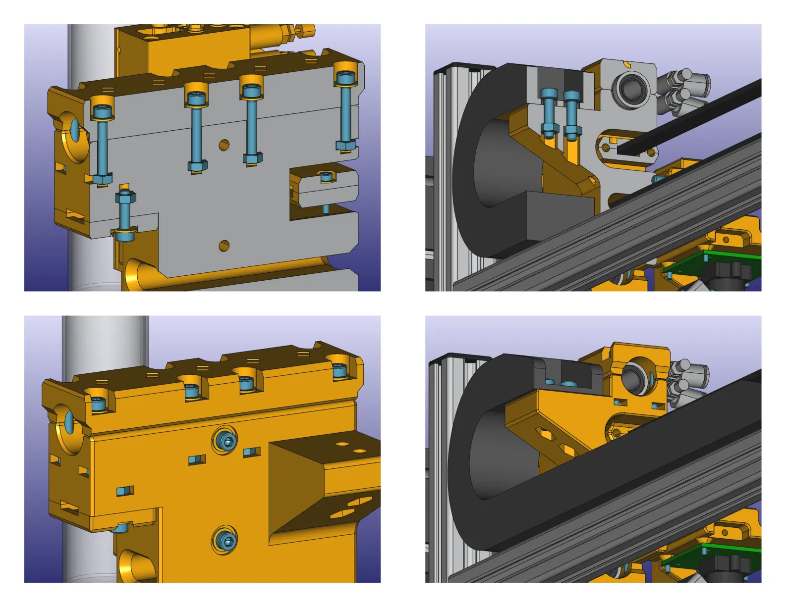Встроенные гайки